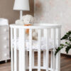 Oválná postýlka BiBaby 7v1 bílý - Image 4
