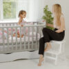 Dětská postýlka BiBaby Lux-11 šedá - Image 3