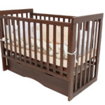 Dětská postýlka BiBaby Lux-11 tmavý ořech