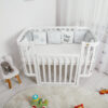 Dětská postýlka BiBaby Magic bílý - Image 5