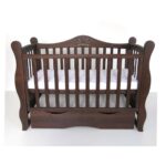 Dětská postýlka BiBaby Lux-10 tmavý ořech