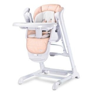Dětská jídelní židlička 2v1 CARETERO INDIGO Powder Pink