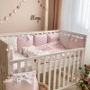 Set povlečení pro novorozeně BiBaby růžový vlnovka