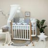 Set povlečení pro novorozeně BiBaby Hvězdy šedé - Image 2