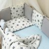 Set povlečení pro novorozeně BiBaby Hvězdy šedé - Image 6