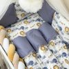 Set povlečení pro novorozeně BiBaby Lev modrý - Image 7
